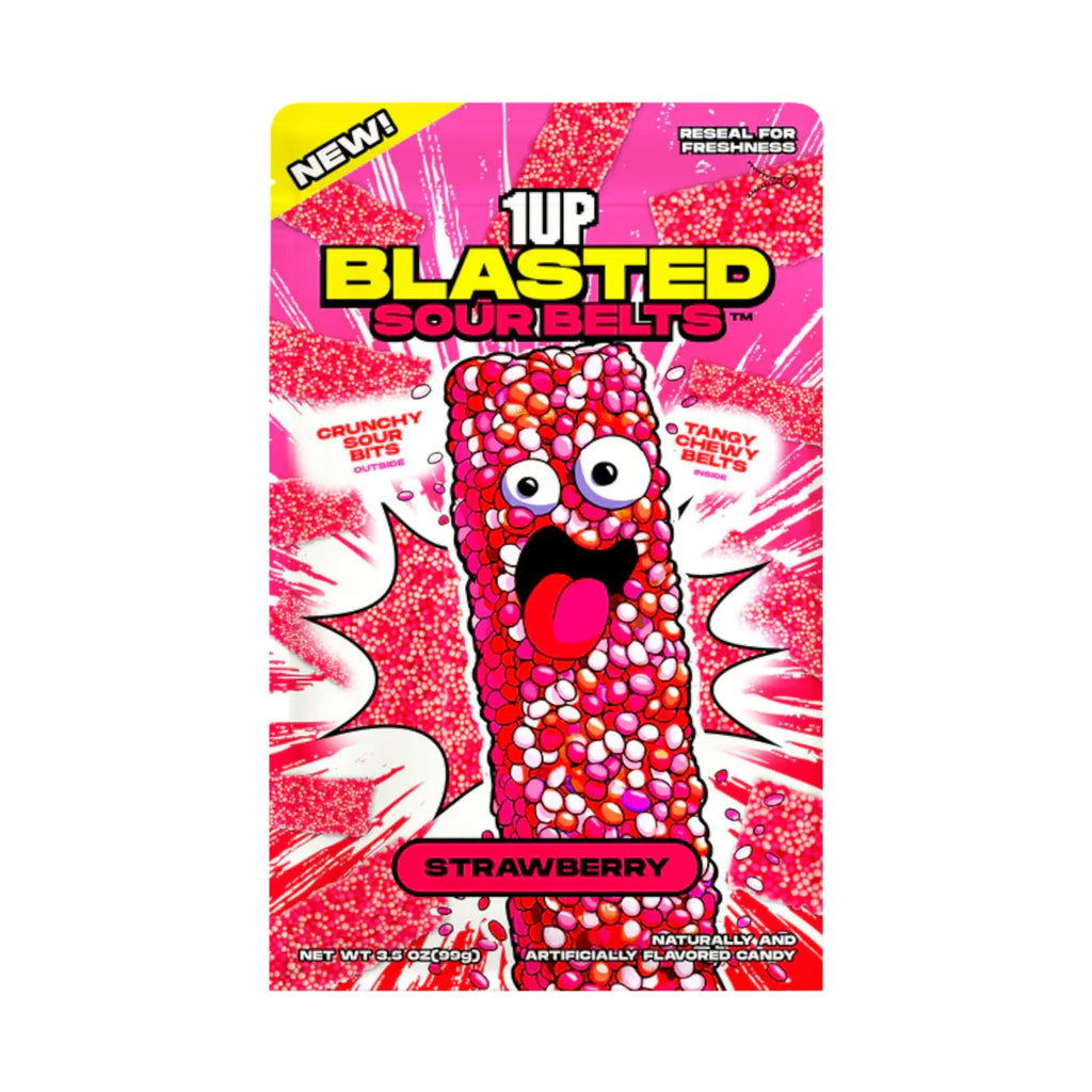 1UP Blasted Sour Belts - 3.5oz