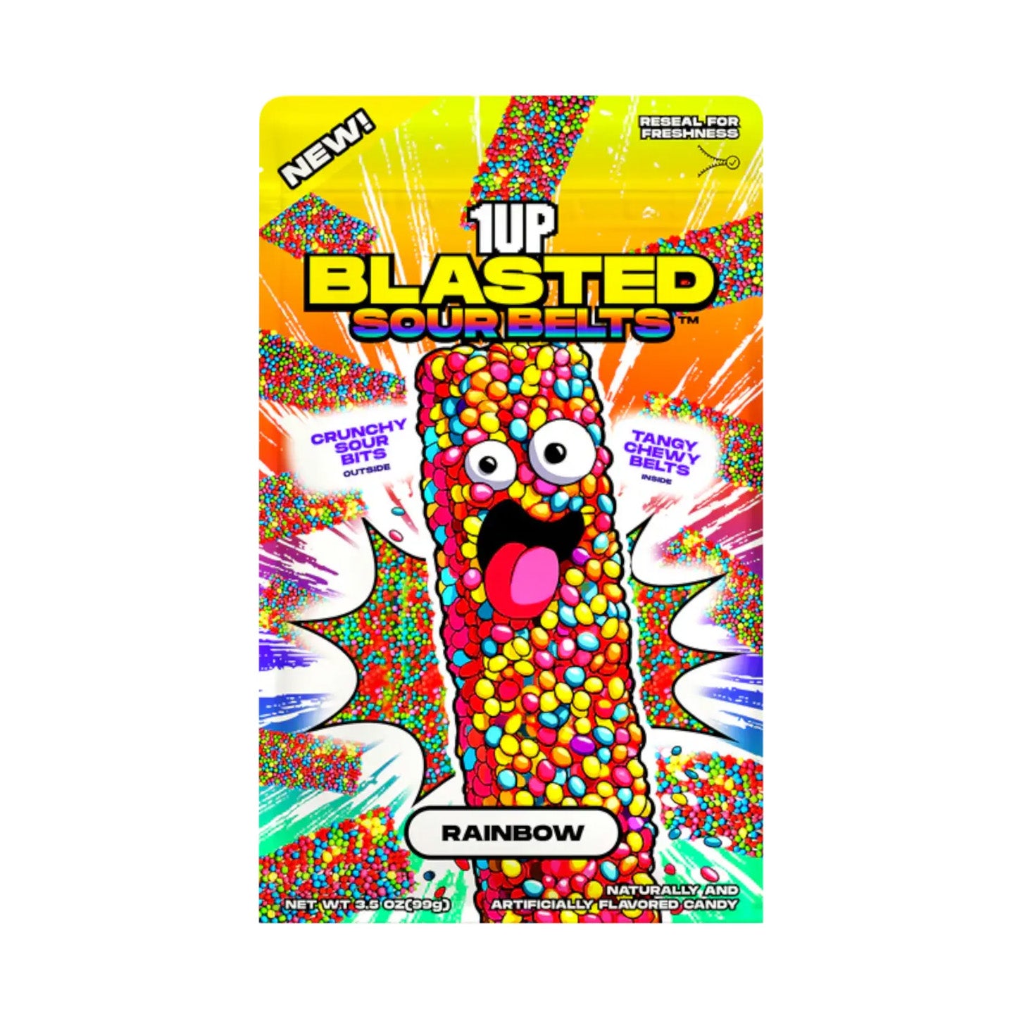 1UP Blasted Sour Belts - 3.5oz