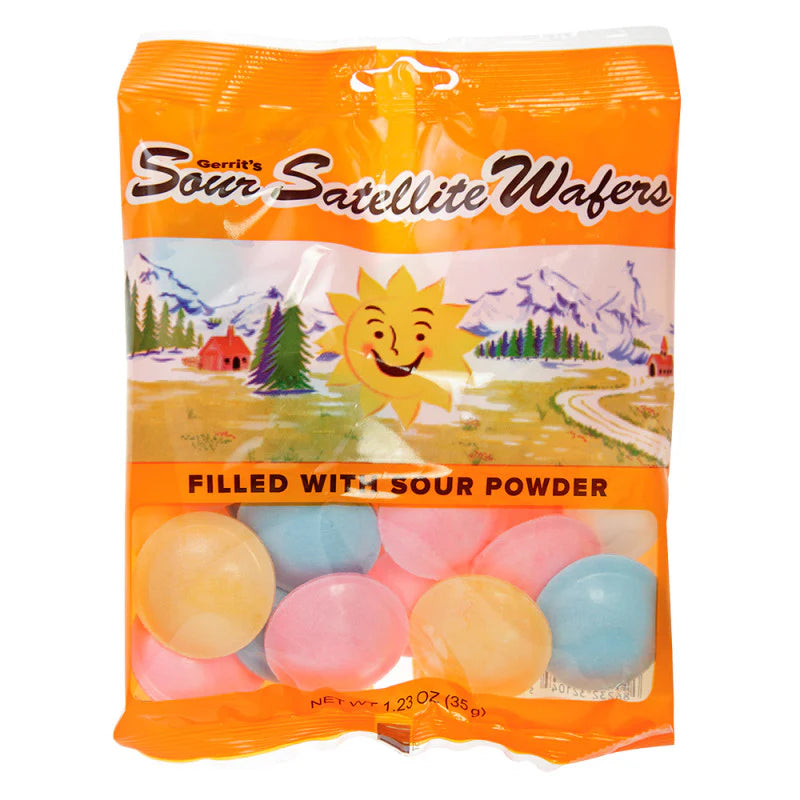 Gerrit's® Sour Satellite Wafers - 1.2oz