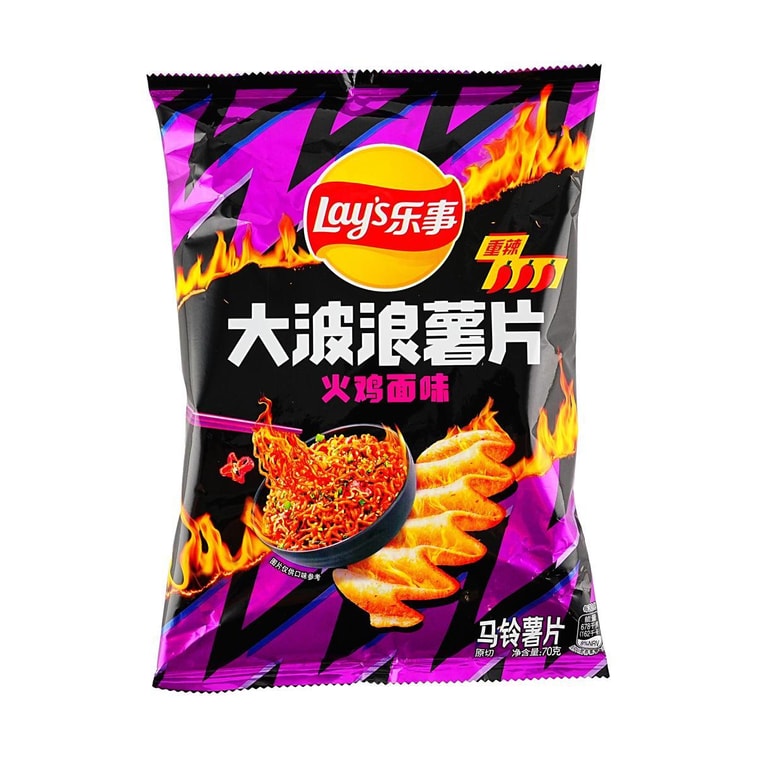 Wavy Buldak Spicy Chicken Ramen Potato Chips -  2.47 oz