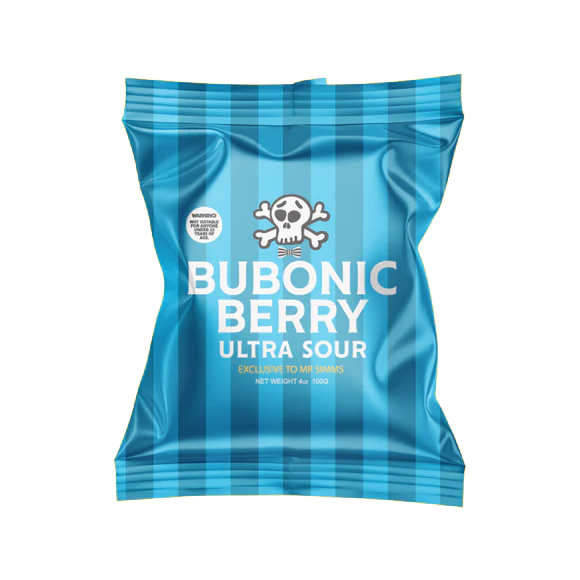 Mr Simm's Black Death Bubonic Berry Ultra Sour -4oz