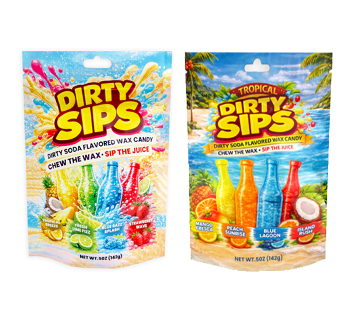 Dirty Sips Dirty Soda Wax Bottle Candy - 5 oz