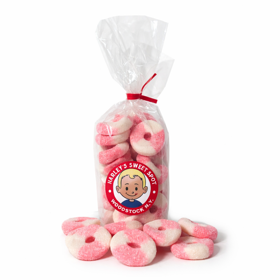 Pink Lemonade Sour Gummy Rings - 5oz