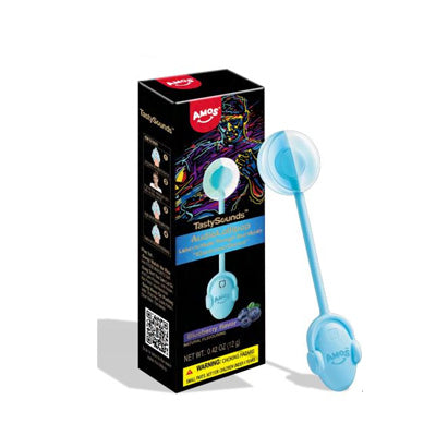 AMOS TastySounds Electronic/Dance Music Blueberry Lollipop - 0.42oz