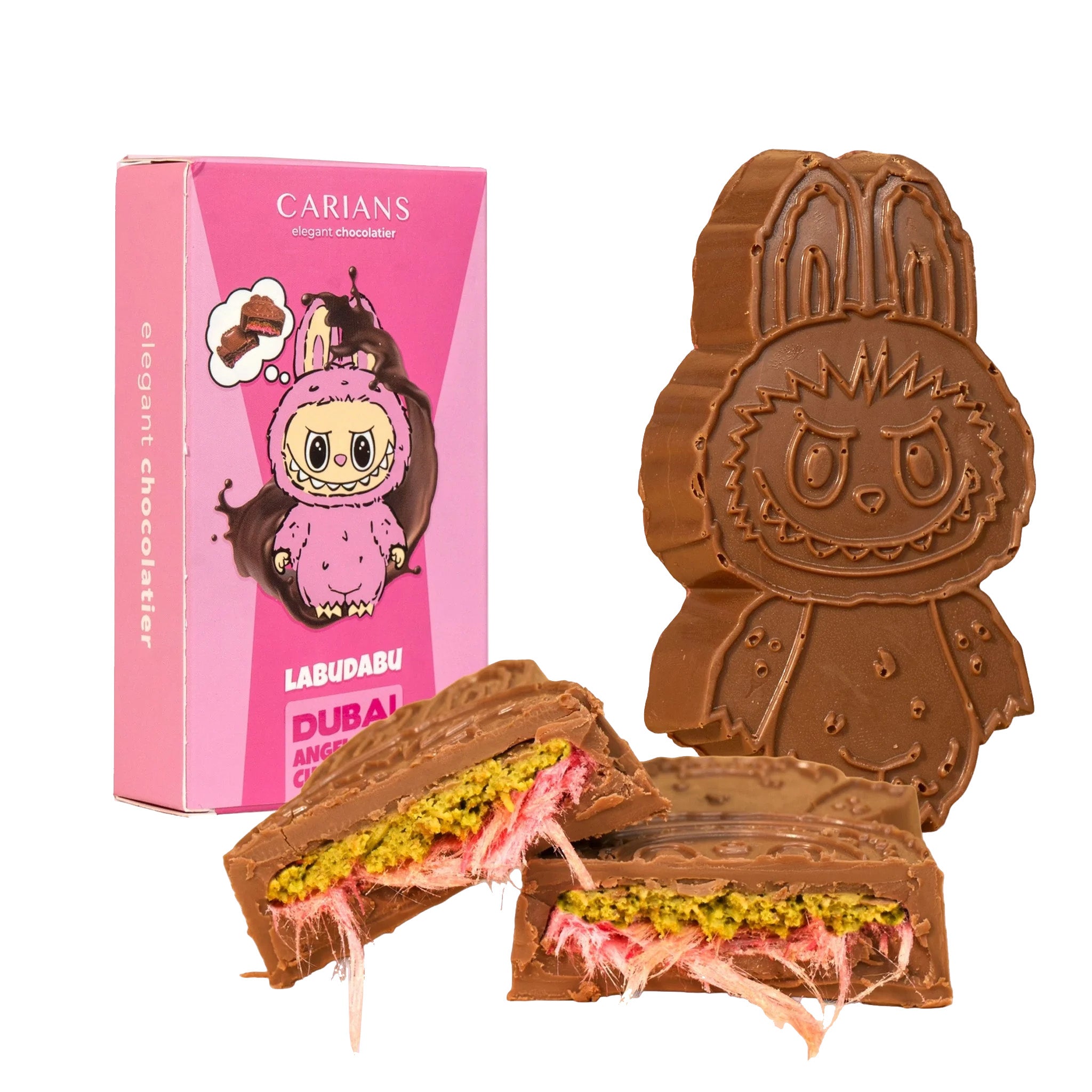 Carians Labudabu Dubai Angel Hair Chocolate Bar - 2.65 oz.
