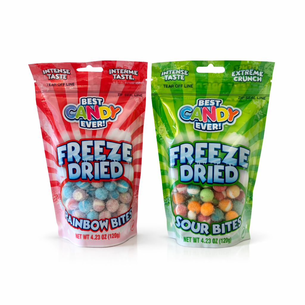 Best Candy Ever Freeze Dried Rainbow Bites (skittles) 4.23oz