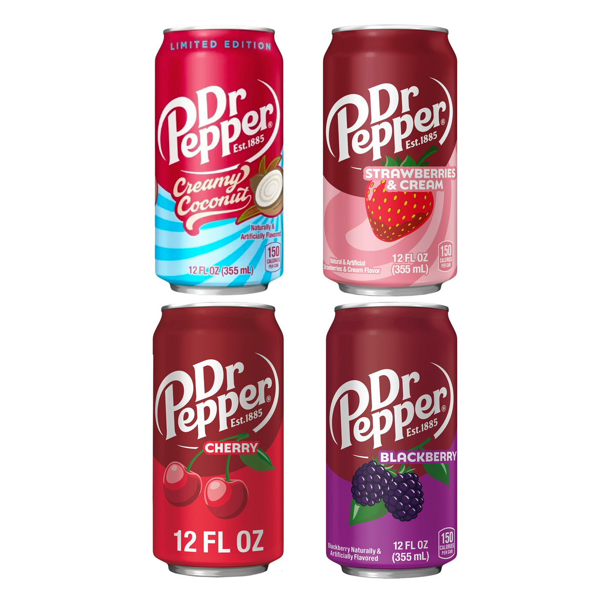 4 Pack Dr Pepper (can) - 12 oz