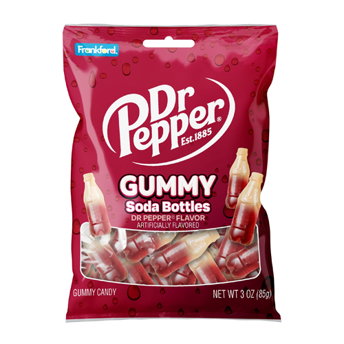 Dr Pepper Gummie Soda bottles - 3oz
