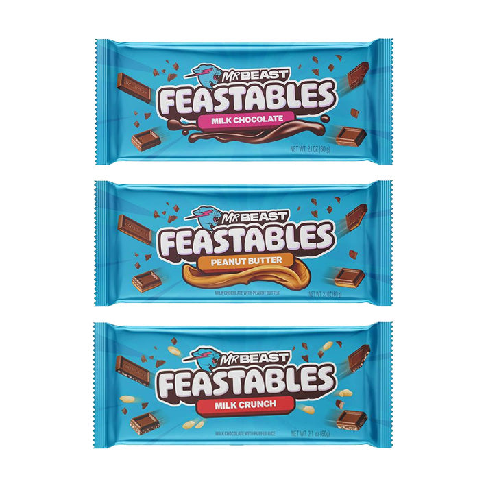 Feastables MrBeast Peanut Butter Milk Chocolate Bar -1.24 oz