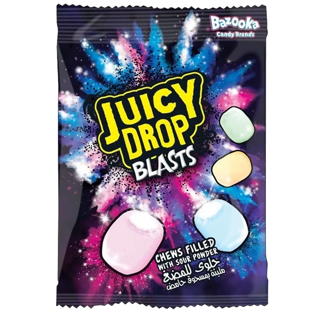 Juicy Drop Uk Import Sour Chew Blasts - 4.23 oz