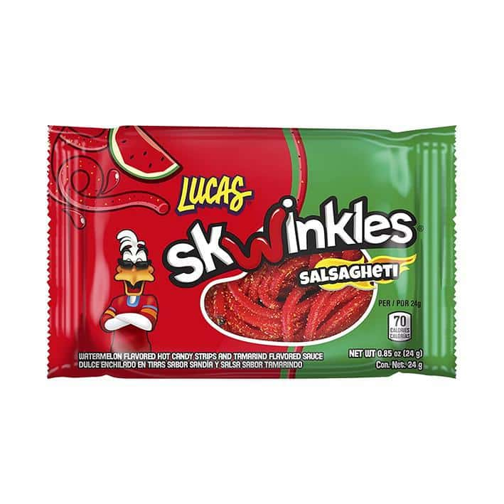 Lucas Skwinkles Salsagheti Gummy Candy 0.85 oz