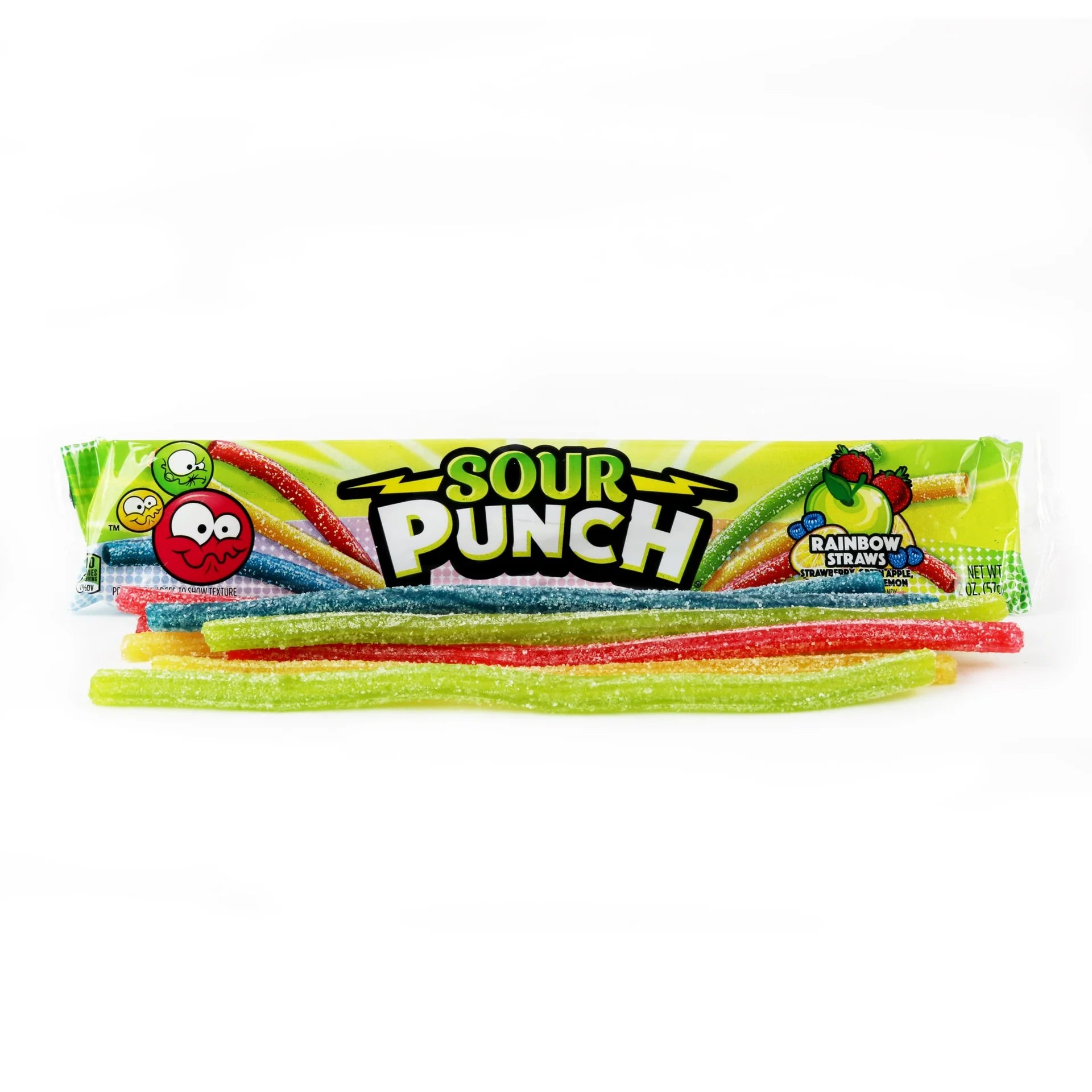 Sour Punch Rainbow Straws - 2oz